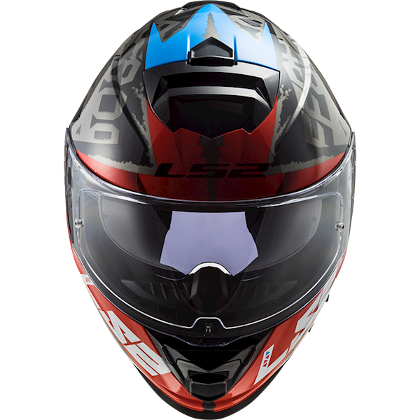 Kask LS2 FF800 Storm Sprinter Black Red Titan XXL