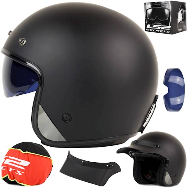 Kask LS2 OF601 Bob Solid Matt Black