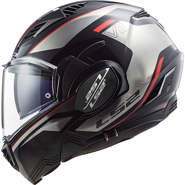 Kask LS2 FF900 Valiant II Hub Black Chrome XS