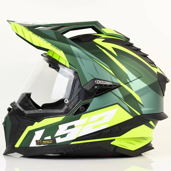 Kask LS2 MX701 Explorer Spire M.Gr. H-V Yel XXL