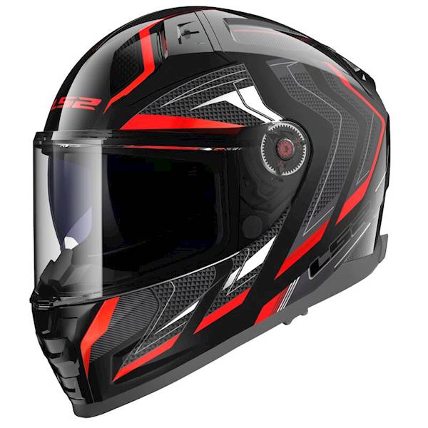 Kask LS2 FF811 Vector II Alizer Black Red XL