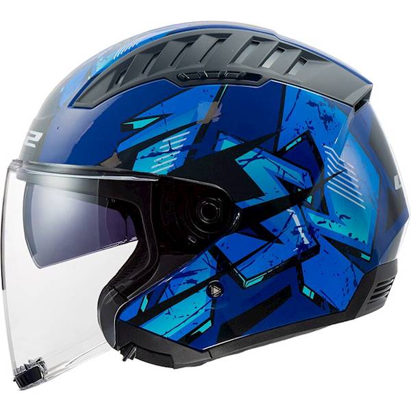 Kask LS2 OF600 Copter II Kanji Blue XXL