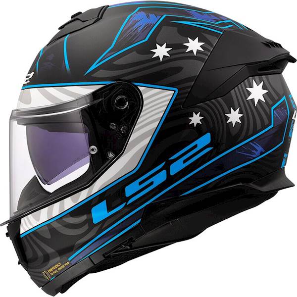 Kask LS2 FF808 Stream II Galdam M.Bl. Blue XXL