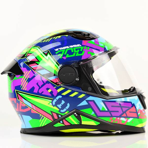 Kask LS2 FF812 Kid Svent Blue Green S