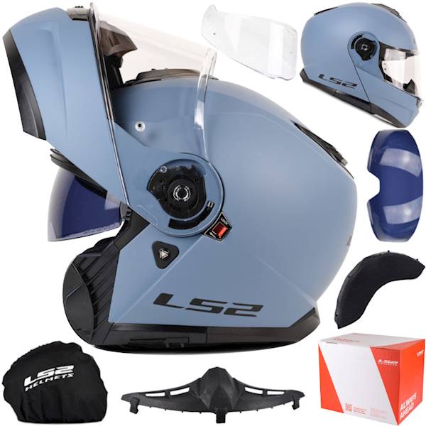 Kask LS2 FF908 Strobe II Matt Misty Blue 3XL