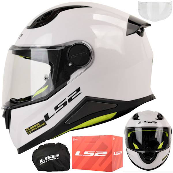 Kask LS2 FF812 Kid Solid White