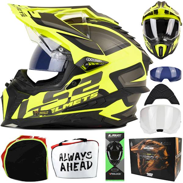 Kask LS2 MX701 Explorer Alter Matt Black H XXL