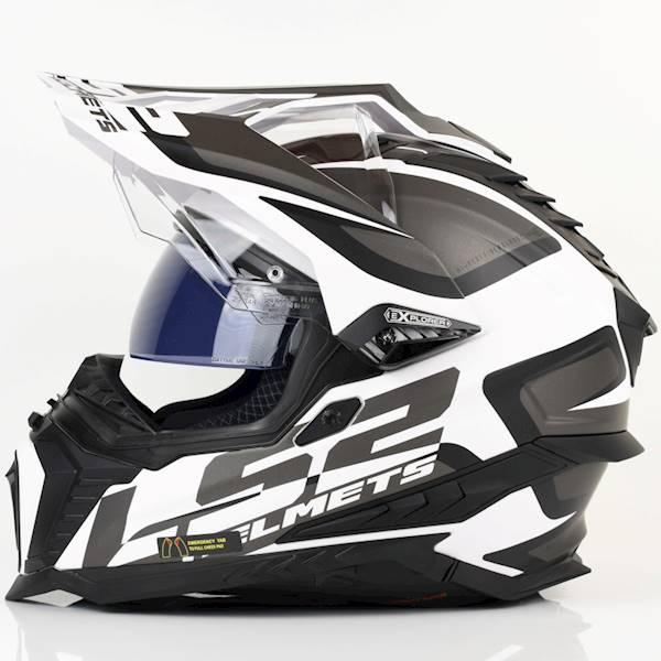 Kask LS2 MX701 Explorer Alter M. Black White L