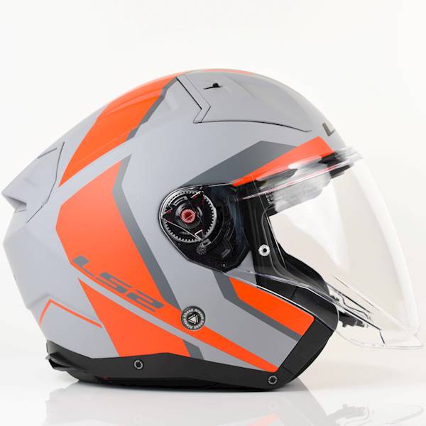 Kask LS2 OF603 Infinity II Focus M.Grey Red XXL