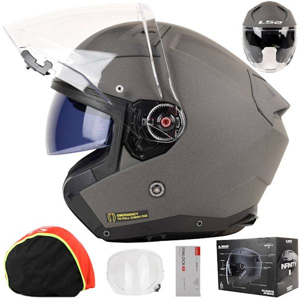 Kask LS2 OF603 Infinity II Solid M. Concrete XXL
