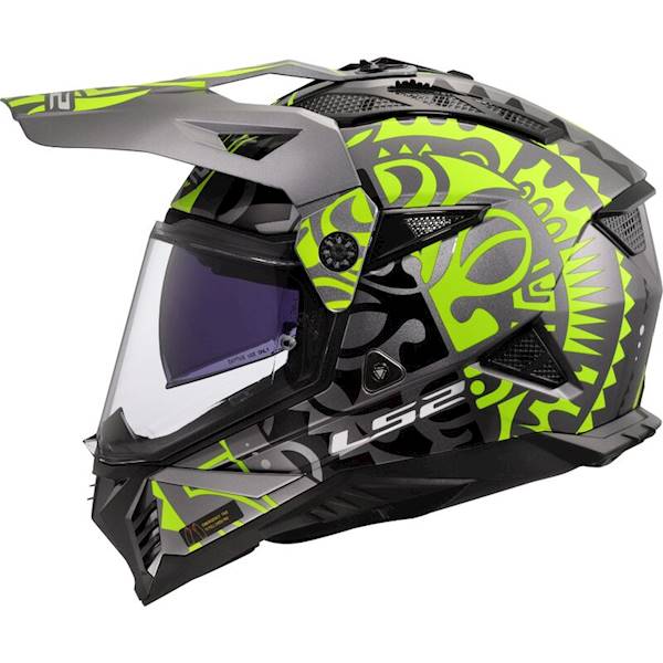 Kask LS2 MX702 Pioneer II Rangi H-V Yellow XS