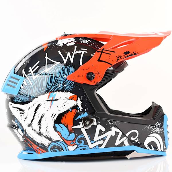 Kask LS2 MX437 Fast II Mini Starmaw Bl. M