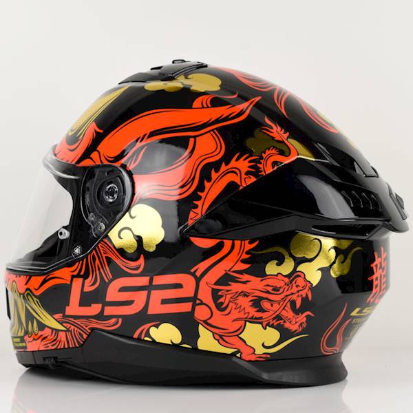 Kask LS2 FF808 Stream II Drako Black Red XXL