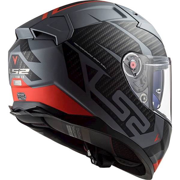 Kask LS2 FF811 Vector II Splitter M.Tit Red 3XL