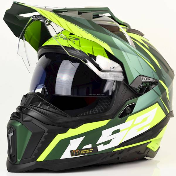 Kask LS2 MX701 Explorer Spire M.Gr. H-V Yel XS