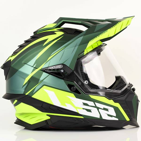 Kask LS2 MX701 Explorer Spire M.Gr. H-V Yel XS