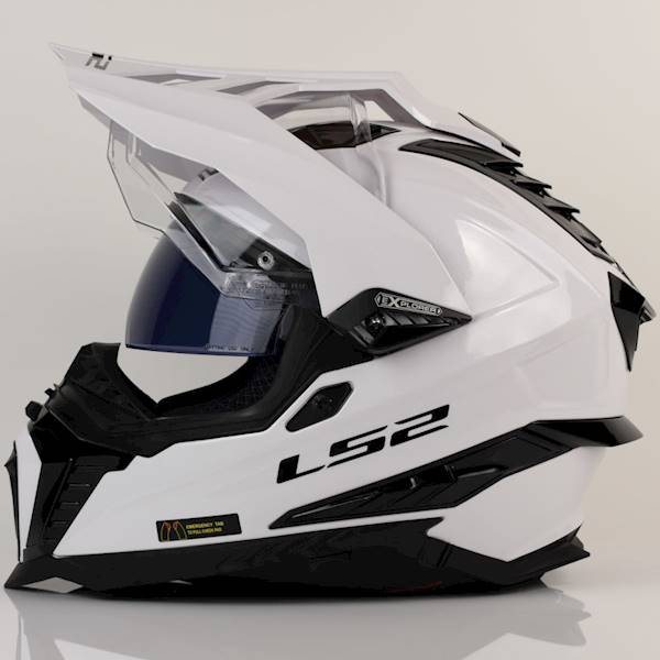 Kask LS2 MX701 Explorer Solid White XXL