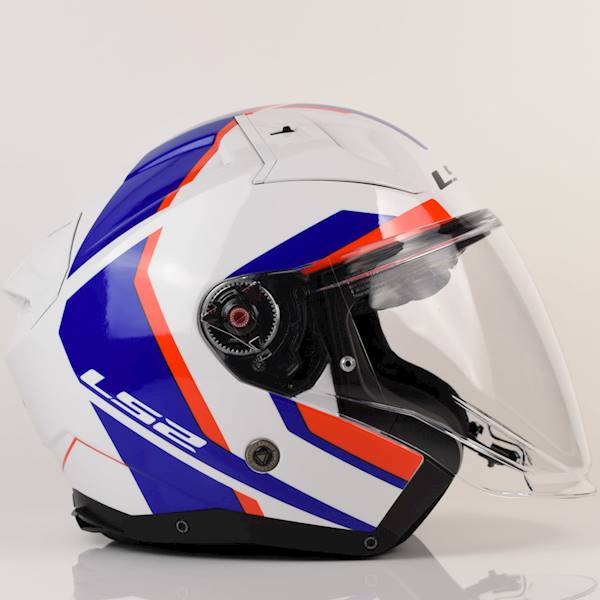 Kask LS2 OF603 Infinity II Focus Wh.Bl Red 3XL