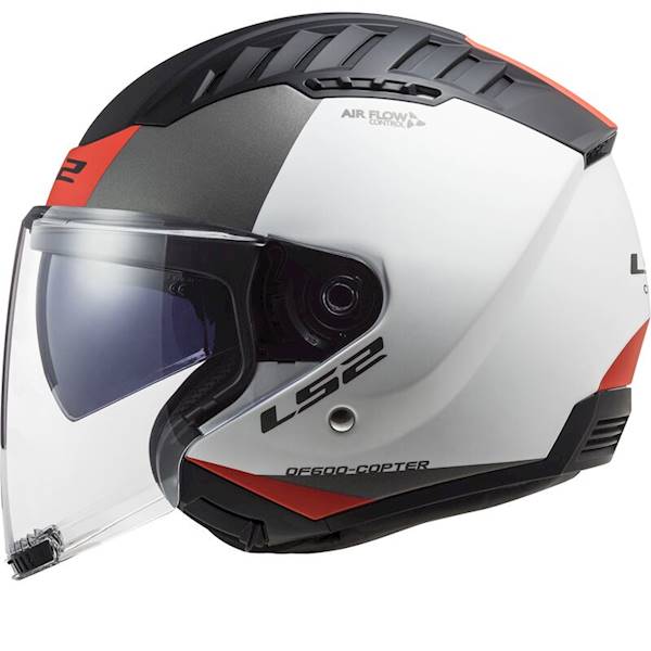 Kask LS2 OF600 Copter II Urbane M.White Red L