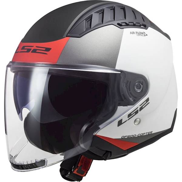 Kask LS2 OF600 Copter II Urbane M.White Red L