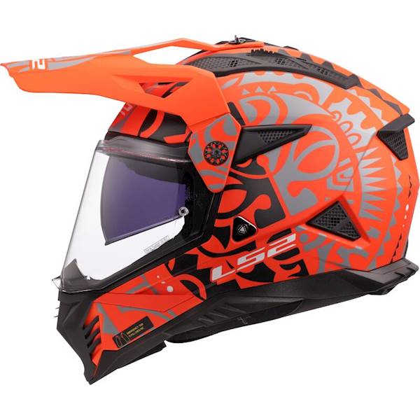 Kask LS2 MX702 Pioneer II Rangi Matt Orange XXL