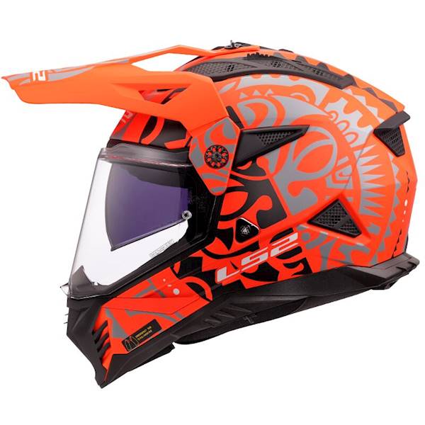 Kask LS2 MX702 Pioneer II Rangi Matt Orange XXL