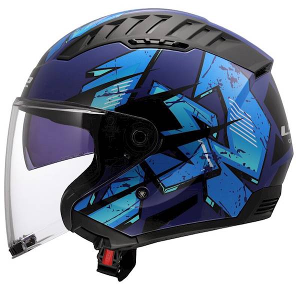 Kask LS2 OF600 Copter II Kanji Blue L