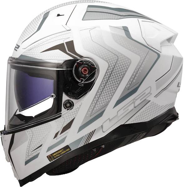 Kask LS2 FF811 Vector II Alizer  M.Wh. Sil. 3XL
