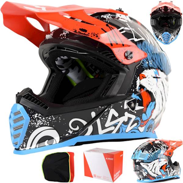 Kask LS2 MX437 Fast II Mini Starmaw Bl.