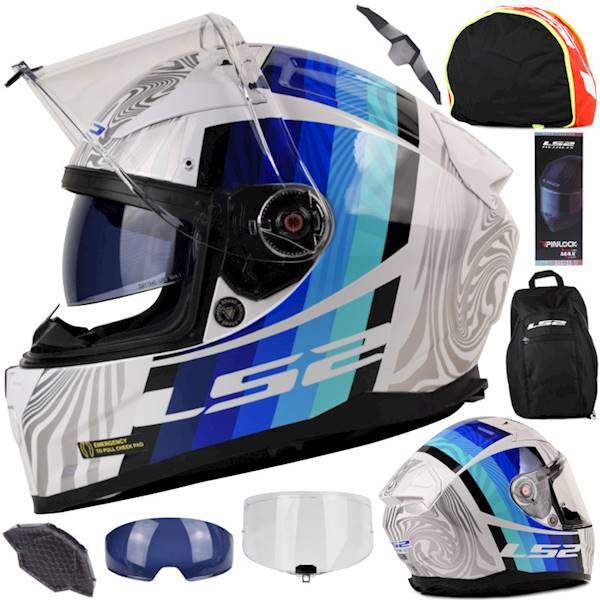 Kask LS2 FF811 Vector II Freedom Wh. Silver M