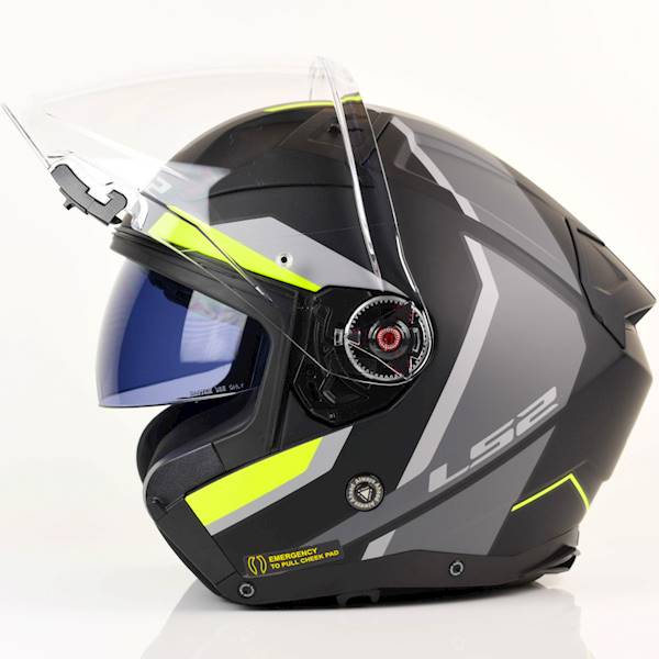 Kask LS2 OF603 Infinity II Focus M.Bl. H-V.Y L