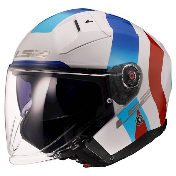Kask LS2 OF603 Infinity II Special White Blue Red