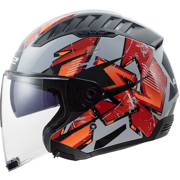 Kask LS2 OF600 Copter II Kanji Light Grey XXL