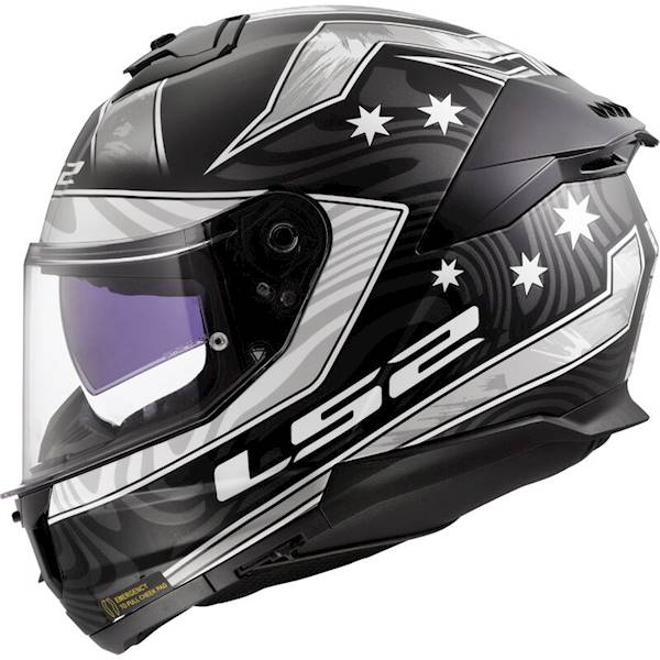 Kask LS2 FF808 Stream II Galdam Bl. White S