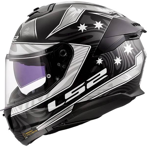 Kask LS2 FF808 Stream II Galdam Bl. White S