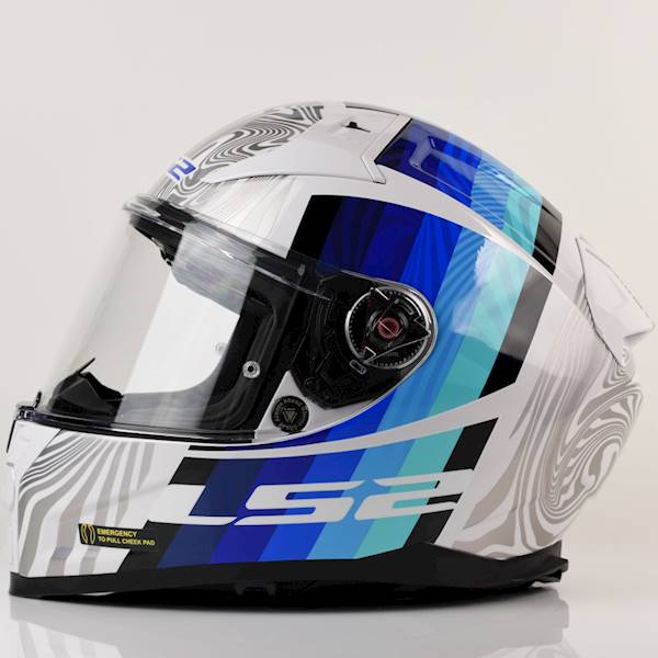 Kask LS2 FF811 Vector II Freedom Wh. Silver 3XL