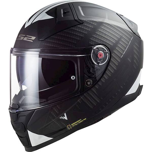 Kask LS2 FF811 Vector II Splitter Black Wh. S