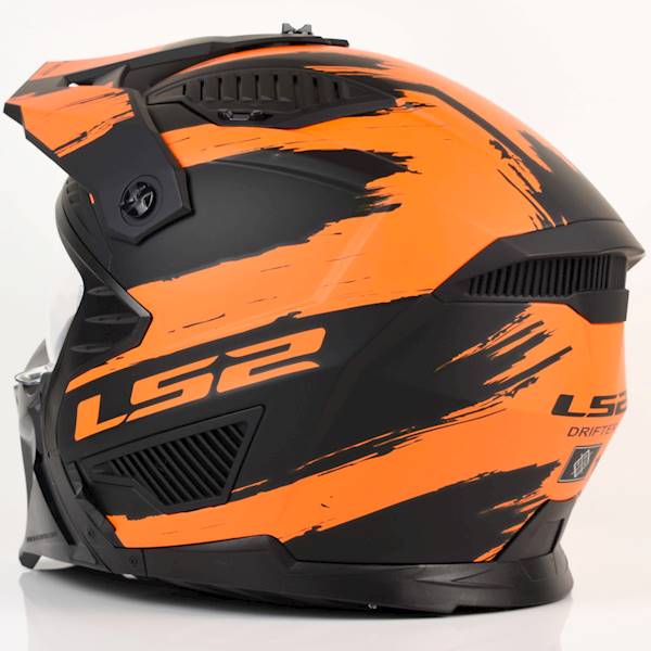 Kask LS2 OF606 Drifter Mud Bl/Orangre XXL