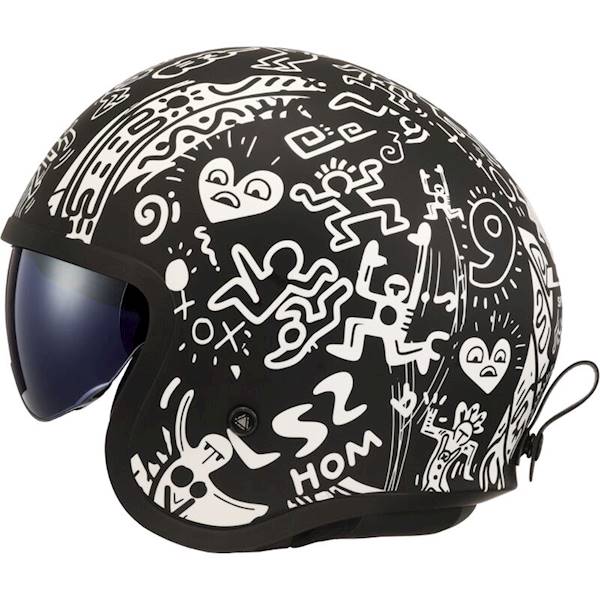 Kask LS2 OF599 Spitfire II Tribal M. Bl. Wh. M