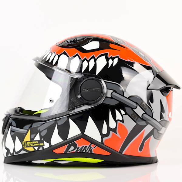 Kask LS2 FF812 Kid Punk Grey Red S