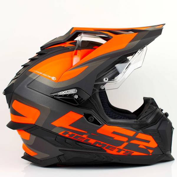Kask LS2 MX701 Explorer Alter M. Black Or. XS
