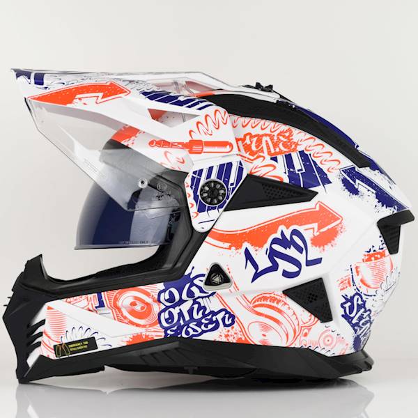 Kask LS2 MX702 Pioneer II Fantasy M.Wh.R.B. XL