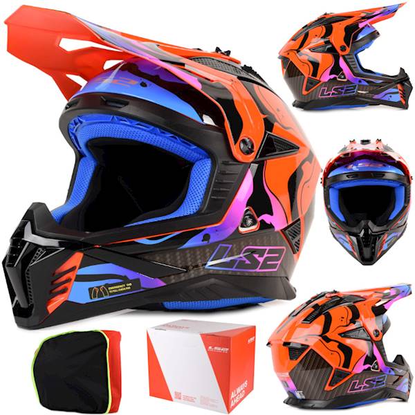 Kask LS2 MX708 Fast II Wash Gloss Red XXL
