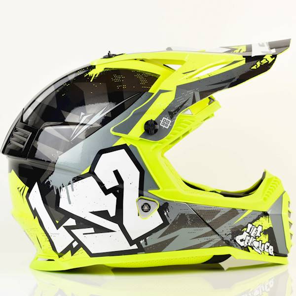 Kask LS2 MX437 Fast II Mini Crusher Bl.H-V L