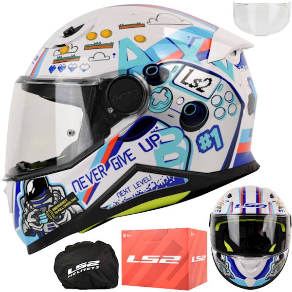 Kask LS2 FF812 Kid Next Level White M