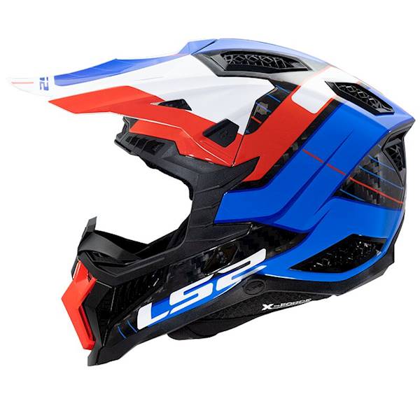 Kask LS2 MX703 X-Force Galuo White Red Blue XXL