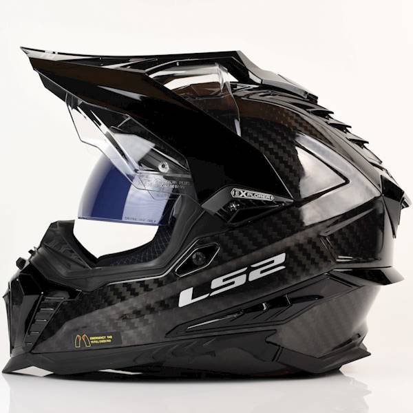 Kask LS2 MX701 C Explorer Solid Carbon XS