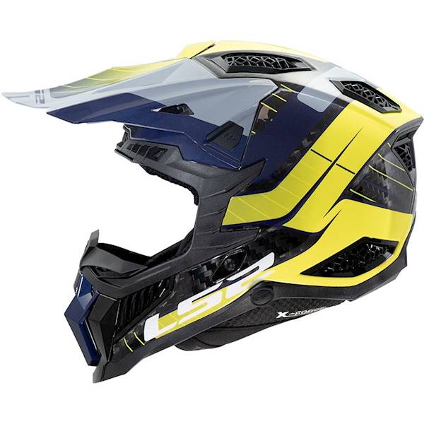 Kask LS2 MX703 X-Force Galuo Grey H-V Yel. 3XL