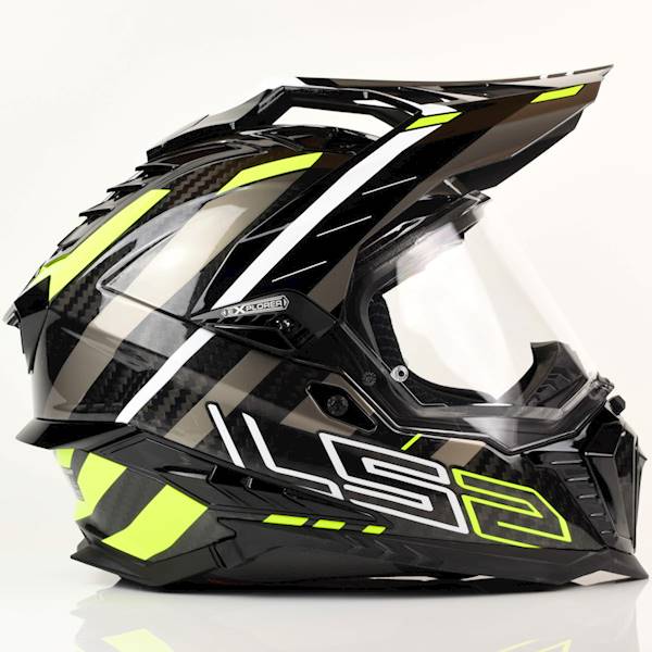 Kask LS2 MX701 Explorer C Edge Black H-V Yell. S