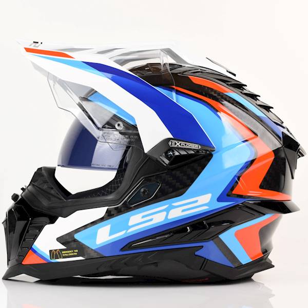 Kask LS2 MX701 Explorer C Frontier II Wh.Bl. XXL